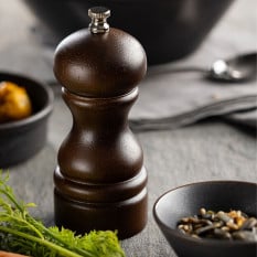 Dark Wood Salt/Pepper Grinder 13cm/5" (Pack of 6)