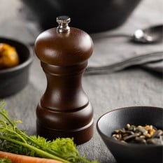 Dark Wood Salt/Pepper Grinder 10cm/4" (Pack of 6)