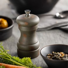 Distressed Wood Salt/Pepper Grinder 10cm/4" (Pack of 6)