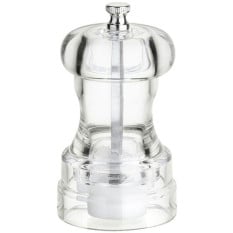 Clear Acrylic Salt/Pepper Grinder 10cm/4" (Pack of 6)