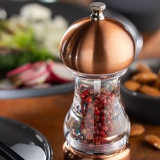 Copper Top Acrylic Salt & Pepper Grinder 15cm/6" (Pack of 6)