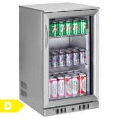 Sterling Pro Stainless Steel Back Bar Bottle Cooler Beer Fridge Single Door 138 Litre