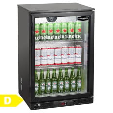 Sterling Pro Outdoor Back Bar Bottle Cooler Beer Fridge Single Door 134 Litre