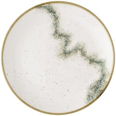 Churchill Stonecast Spice Barley White Evolve Coupe Plate 21.7cm/8.7" (Pack of 12)