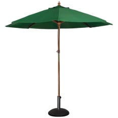 Bolero Round Pulley Parasol Green 3m