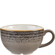 Churchill Studio Prints Homespun Charcoal Black Cappuccino Cup 227ml/8oz (Pack of 12)