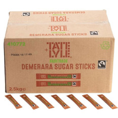 Tate Lyle Brown Sugar Sticks 2.5g (Box of 1000)