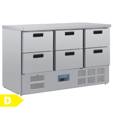 Polar G-Series Six Drawer Counter Fridge