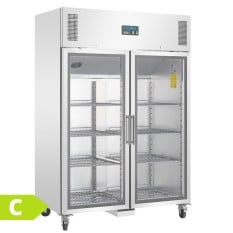Polar G-Series Upright 2 Door Display Fridge 1200 Litre