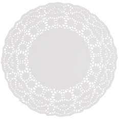 Swantex Round White Doily 21.6cm/8.5" (Pack of 250)