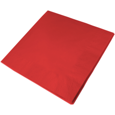 Swantex Dinner Napkins 40cm 2ply 4 Fold Red (Pack of 2000)