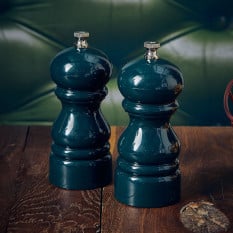 GenWare Salt Or Pepper Grinder Dark Green 12.7cm (Pack of 6)