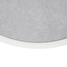 Bolero Fibre Glass Round Table Top Grey Stone Effect 580mm