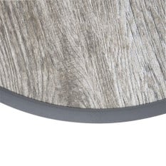 Bolero Fibre Glass Round Table Top Wood Effect 580mm