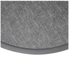 Bolero Fibre Glass Round Table Top Brushed Black 580mm