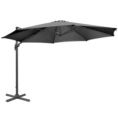 Bolero Venice Heavy Duty Parasol Black 3.5m