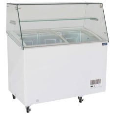 Polar G-Series Display Chest Freezer with Glass Surround 270 Litre
