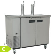 Polar G-Series Direct Draw Keg Fridge Twin Dispenser