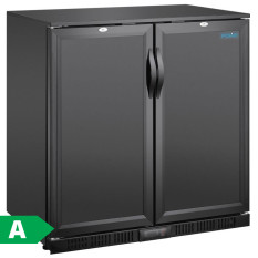 Polar G-Series Back Bar Bottle Cooler Beer Fridge Double Solid Hinged Door 198 Litre