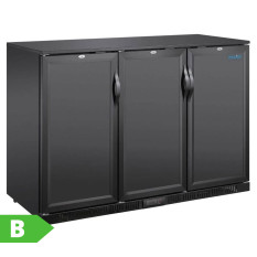Polar G-Series Back Bar Bottle Cooler Beer Fridge Solid Triple Hinged Door 320 Litre