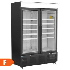 Polar G-Series Upright Display Freezer Black 920 Litre
