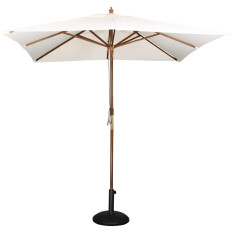 Bolero Square Pulley Parasol Cream 2.5m