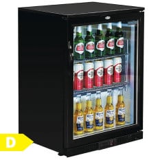 Polar Back Bar Bottle Cooler Beer Fridge Single Door 128 Litre