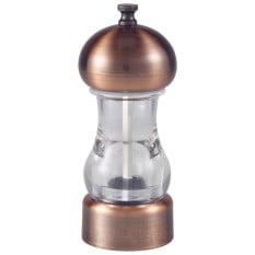 Antique Copper & Acrylic Salt/Pepper Grinder 14cm