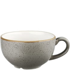 Churchill Stonecast Peppercorn Grey Cappuccino Cup 340ml/12oz (Pack of 12)