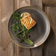 Churchill Stonecast Peppercorn Grey Coupe Plate 26cm/10.19" (Pack of 12)