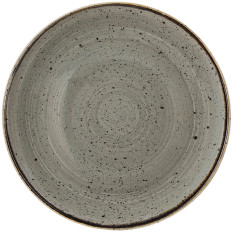 Churchill Stonecast Peppercorn Grey Coupe Bowl 24.8cm/9.75" (Pack of 12)