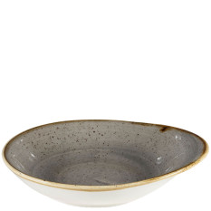 Stonecast Grey Round Dish 16 x 14.5cm