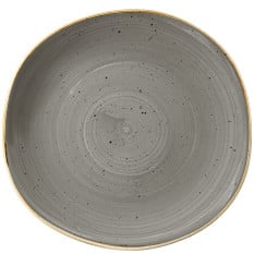 Churchill SPGSOG101 Stonecast Grey Organic Round Plate 26.4cm