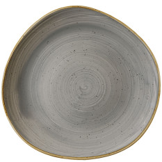 Churchill SPGSOG111 Stonecast Grey Organic Round Plate 28.6cm