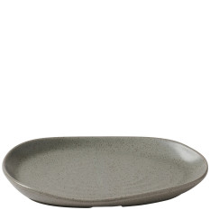 Churchill Stonecast Peppercorn Grey Organic Platter 26 x 20cm/10.25 x 7.8" (Pack of 6)