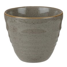 Churchill Stonecast Peppercorn Grey Ripple Chip Mug 9.5cm/3.69" 280ml/9.85oz - Front