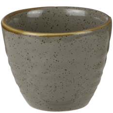 Churchill Stonecast Peppercorn Grey Dipper Pot 5.9cm/2.31" 70ml/2.46oz (Pack of 12)