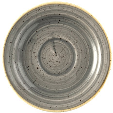Churchill Stonecast Peppercorn Grey Saucer 15cm/5.875" (Pack of 12)