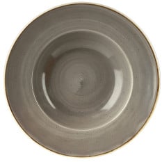 Churchill SPGSVWBL1 Stonecast Grey Wide Rim Bowl 28cm 46.8cl