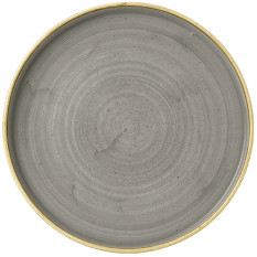 Churchill Stonecast Grey Walled Plate 8.67"