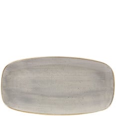 Churchill SPGSXO101 Stonecast Grey Chefs Oblong Plate 10.6"X5"