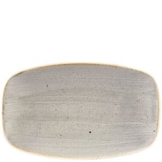 Stonecast Grey Oblong Chefs Plate 7.8"x 4.75"