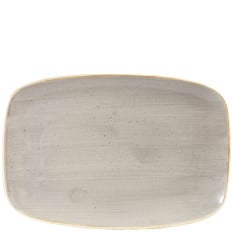 Churchill SPGSXP141 Stonecast Grey Oblong Chefs Plate 13.5X9.1"