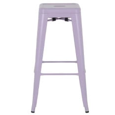 Bolero Bistro Metal High Stools Lilac Pop (Pack of 4)