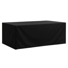 Bolero Rectangular Outdoor Chair & Table Cover Black 3100 x 1500mm