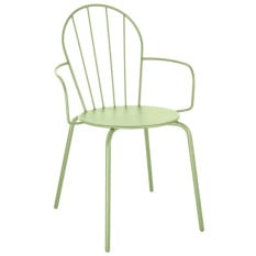 Bolero Adeline Arm Chair Light Green (Pack of 4)