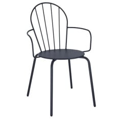 Bolero Adeline Arm Chairs Slate Blue (Pack of 4)
