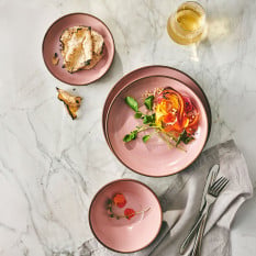 Maham Studio Spice Market Pink Peppercorn Deep Plate 16cm/6.25" (Pack of 12)