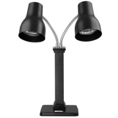 Buffalo Double Heat Lamp Carving Station Matt Black 2x 250W