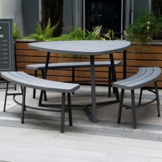 Bolero Valletta Picnic Bench Set